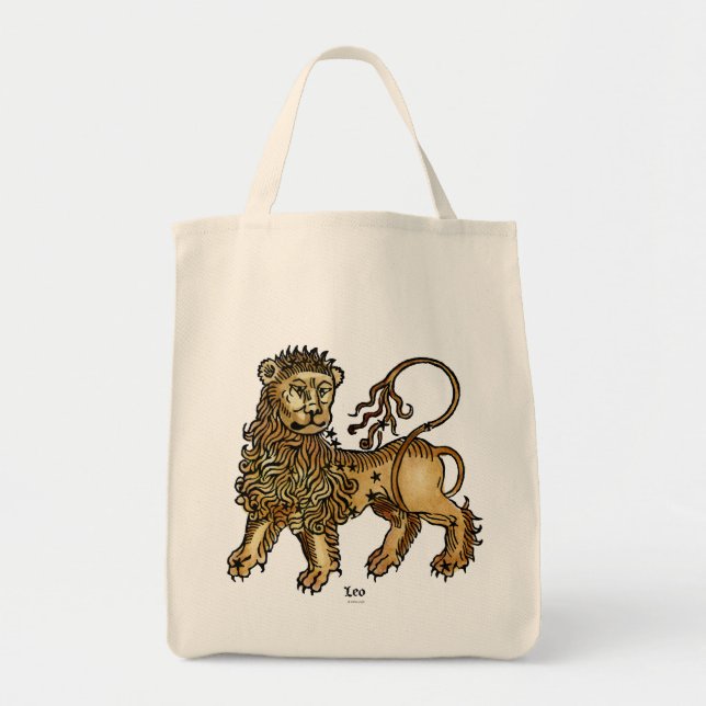 Bolso De Tela Zodiaco: Leo, 1482 (Frente)