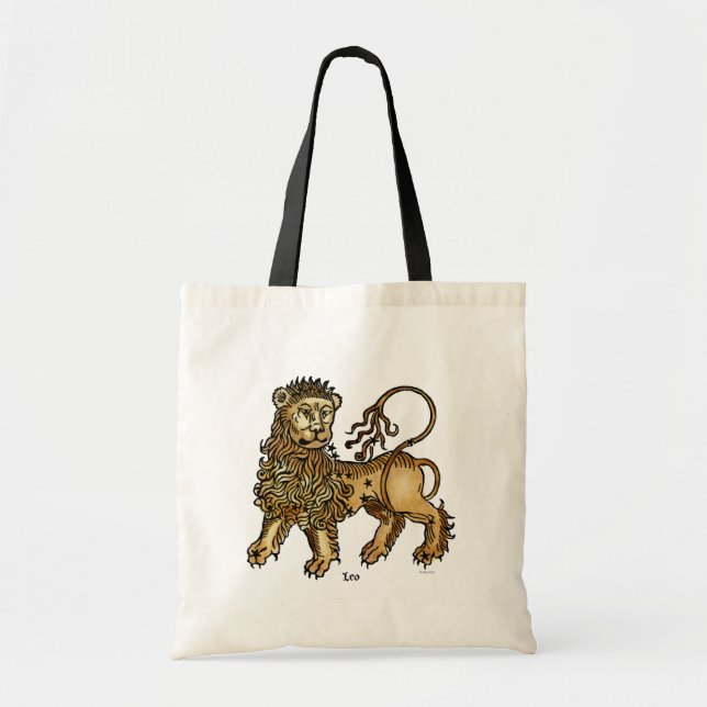 Bolso De Tela Zodiaco: Leo, 1482 (Frente)
