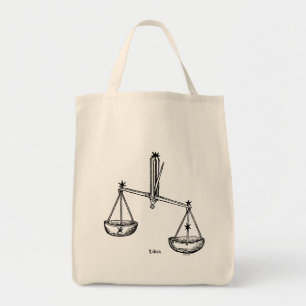 Bolso De Tela Zodiaco: Libra, 1482