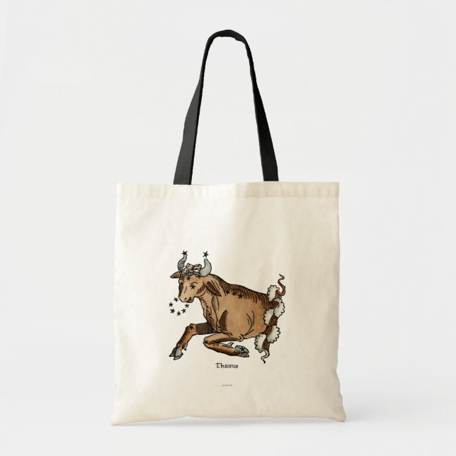 Bolso De Tela Zodiaco: Tauro, 1482 (Frente)