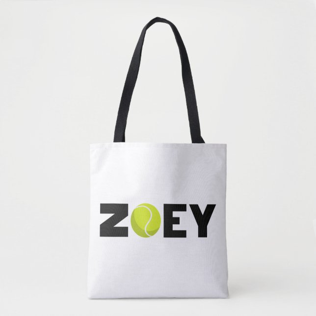 Bolso De Tela Zoey Tennis (Anverso)