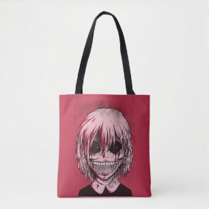 Bolso De Tela Zombie Chica negro y rojo de Guay