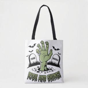 Bolso De Tela Zombie Hand Rising Halloween Diseño divertido y es