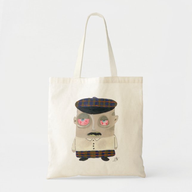 Bolso De Tela Zombie Scotsman (Frente)