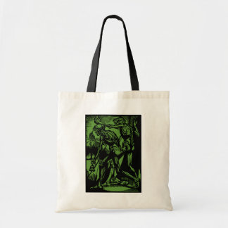 Bolso De Tela Zombis dentro de Halloween Jack-o'-Lantern Green