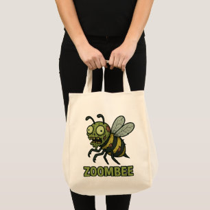 Bolso De Tela Zoombee - Funny diseño de Personalizado Zombie Bee