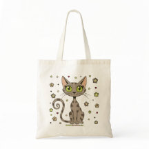 Zoomy Zara Floral Tabby Cat
