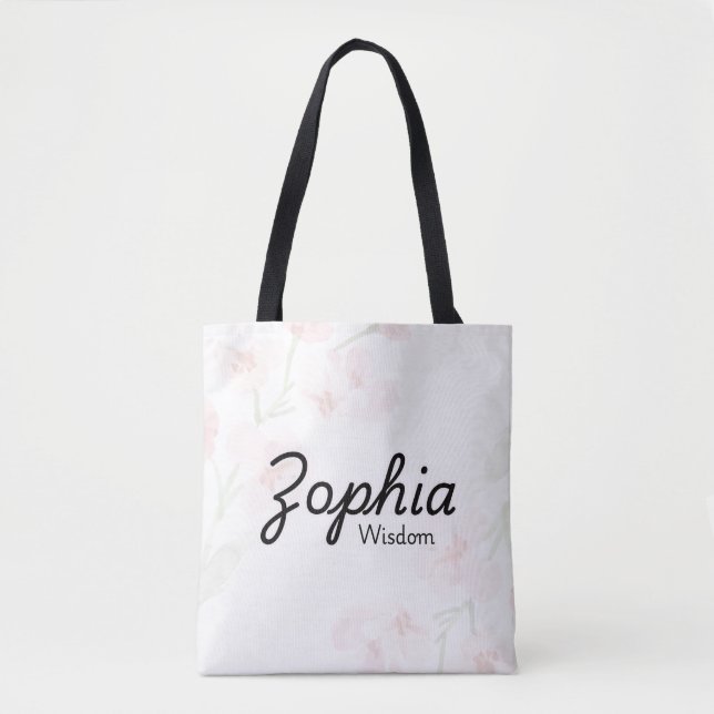 Bolso De Tela Zophia Tote Bag (Anverso)