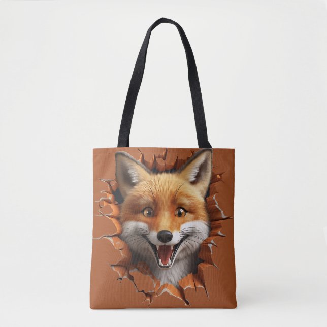 Bolso De Tela Zorro (Anverso)