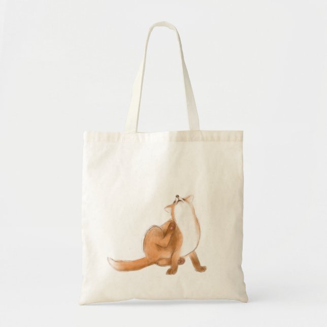 Bolso De Tela Zorro crateur (Frente)