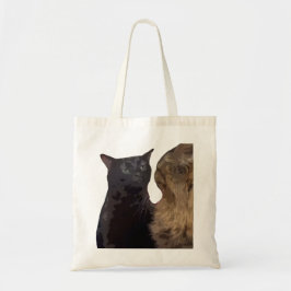 Bolso De Tela Zorro de gato negro