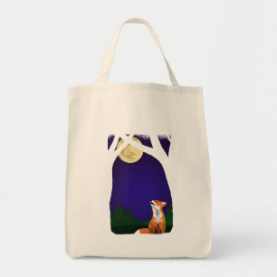 Bolso De Tela Zorro de luna llena