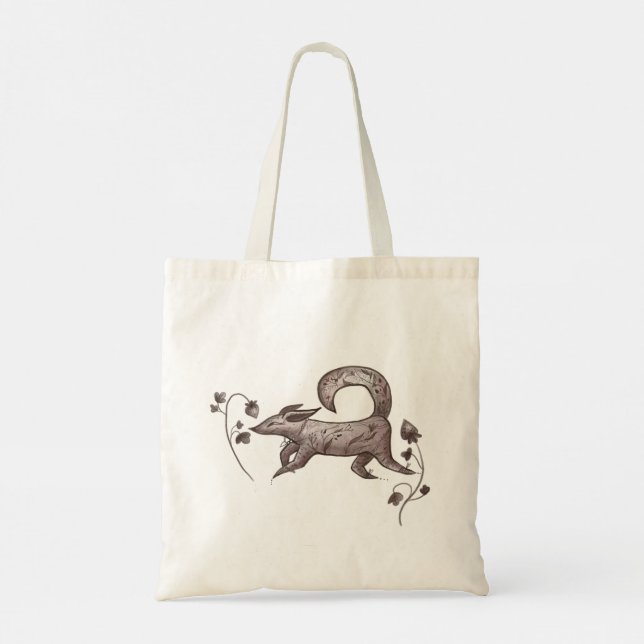 Bolso De Tela zorro elegante de otoño (Reverso)