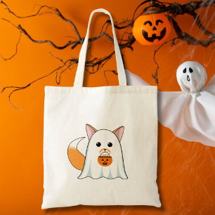 Bolso De Tela Zorro Fantasma Sale para Halloween