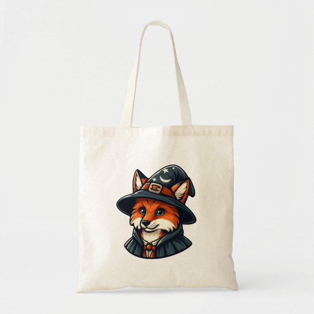 Bolso De Tela Zorro mágico - Fantasía asistente (Frente)