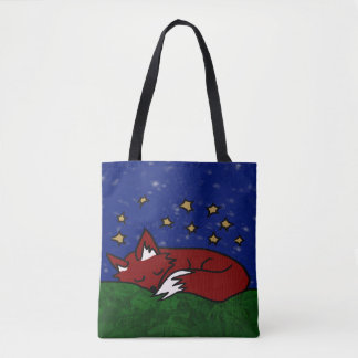 Bolso De Tela zorro nocturno