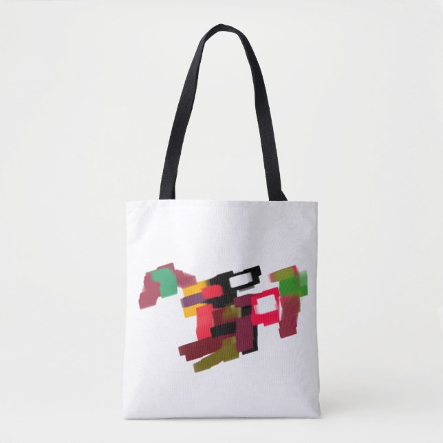 Bolso De Tela Zorro otoño jugando   (Anverso)