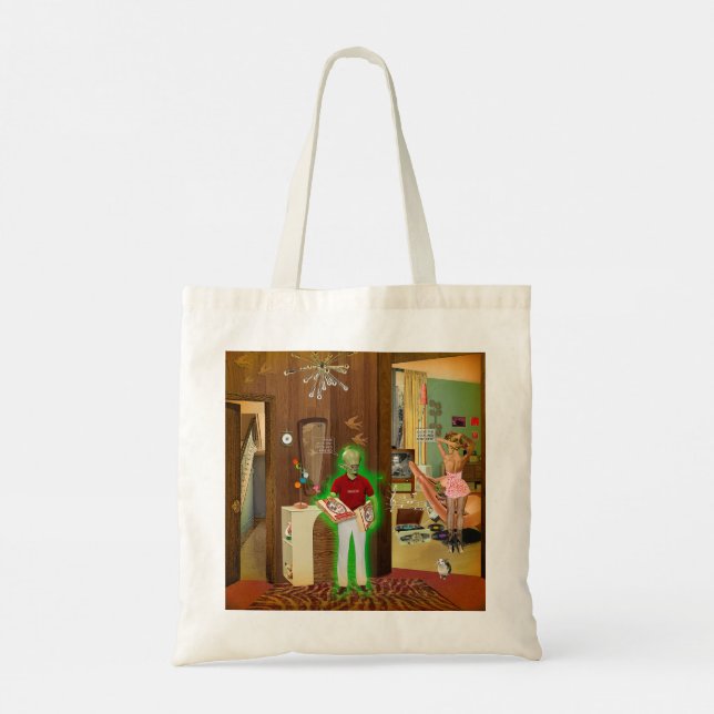 Bolso De Tela Zucchini Pizza (Reverso)