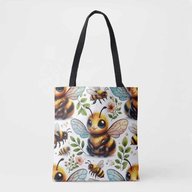 Bolso De Tela Zumbido de Alegría (Anverso)