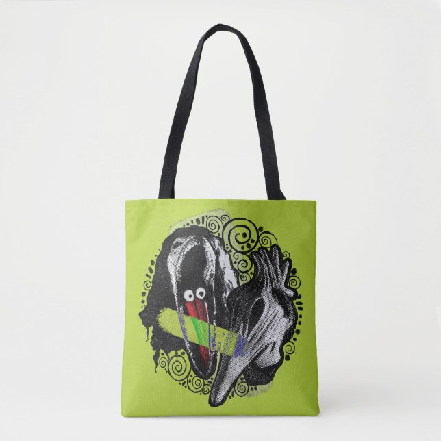 Bolso De Tela Zumo de remolacha | Adam y Barbara Scary (Anverso)