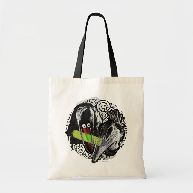 Bolso De Tela Zumo de remolacha | Adam y Barbara Scary (Frente)
