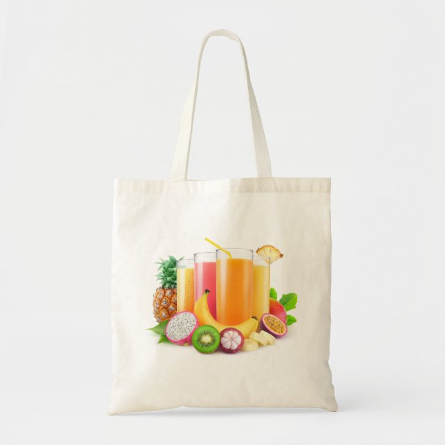 Bolso De Tela Zumos tropicales frescos (Frente)
