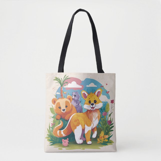 Bolso de tendencia del Diseñador de impresión anim (Anverso)