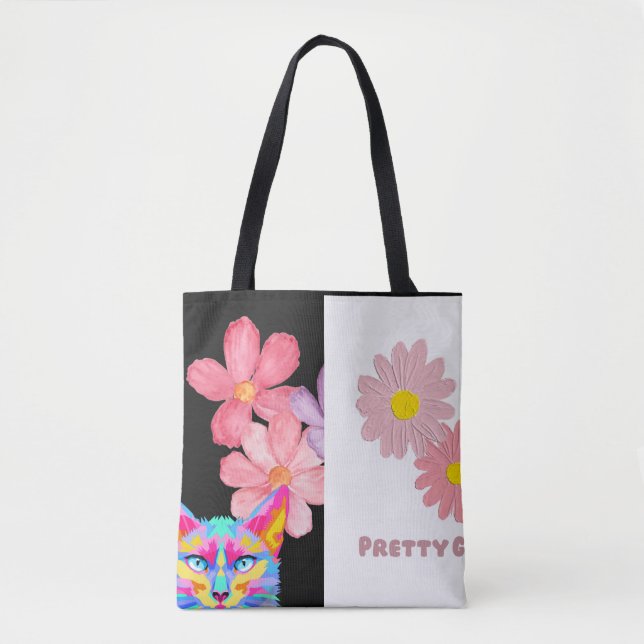 Bolso de tocador "Bloom & Meow" (Anverso)