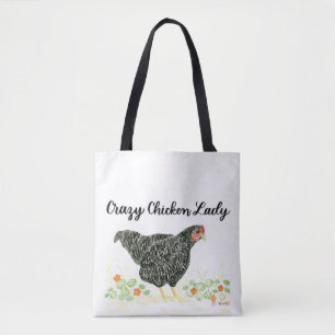 Bolso de tocador de Chicken Lady, Tote de pollo