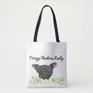 Bolso de tocador de Chicken Lady, Tote de pollo