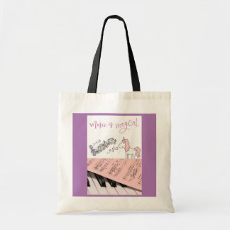 Bolso de tocador de libros de música de Unicornio 