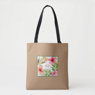 Bolso de tocino Aloha marrón hawaiano