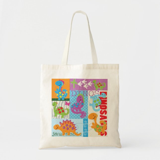 Bolso de tocino de los niños de los dinosaurios (Frente)