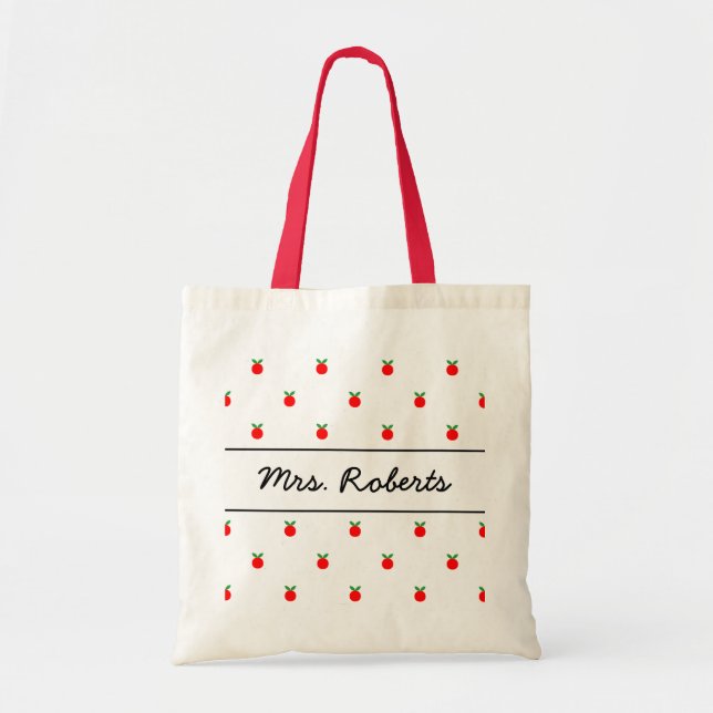 Bolso de tocino del profesor de escuela personaliz (Frente)