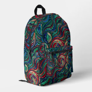 Bolso de Tonos de Joyas con Fases Lunares de Arte