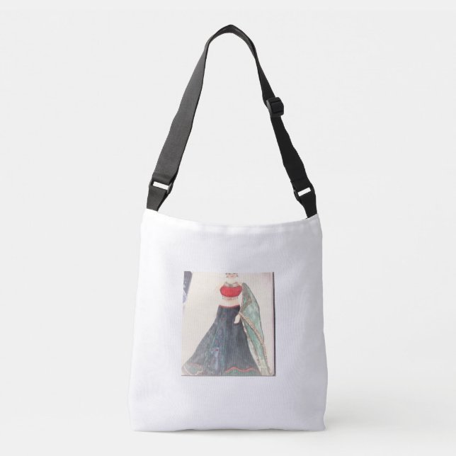 bolso de tote de pintura de mano de moda (Anverso)