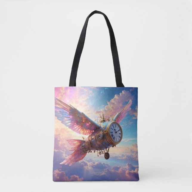 Bolso de tote lindo con una fantástica cara de ala (Anverso)