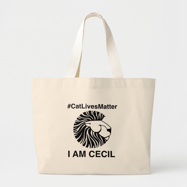 Bolso de tote llano del #CatLivesMatter (Frente)