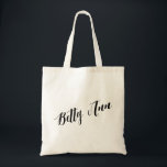 Bolso de tote personalizado de la escritura Betty<br><div class="desc">Bolso de tote personalizado de la escritura Betty Ana</div>