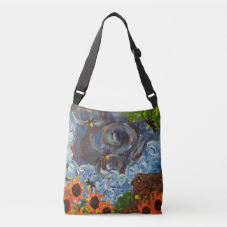 Bolso de travesía de papel de arte de "Imaginado c