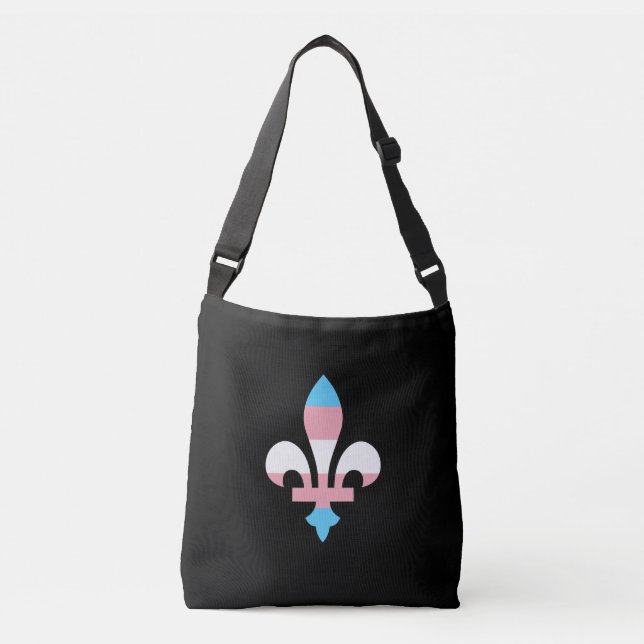 Bolso de travesía del cuerpo del orgullo transgéne (Anverso)
