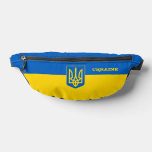 Bolso de Ucrania, bandera ucraniana, Tryzub