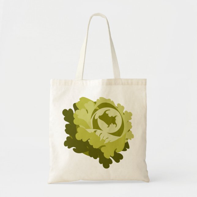 Bolso de ultramarinos de la lechuga (Frente)