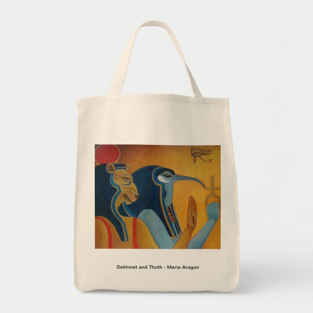 Bolso de ultramarinos de Sekhmet y de Thoth (Frente)