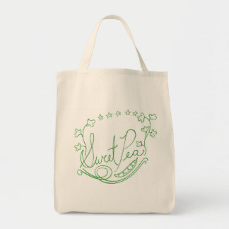 Bolso de ultramarinos del guisante de olor