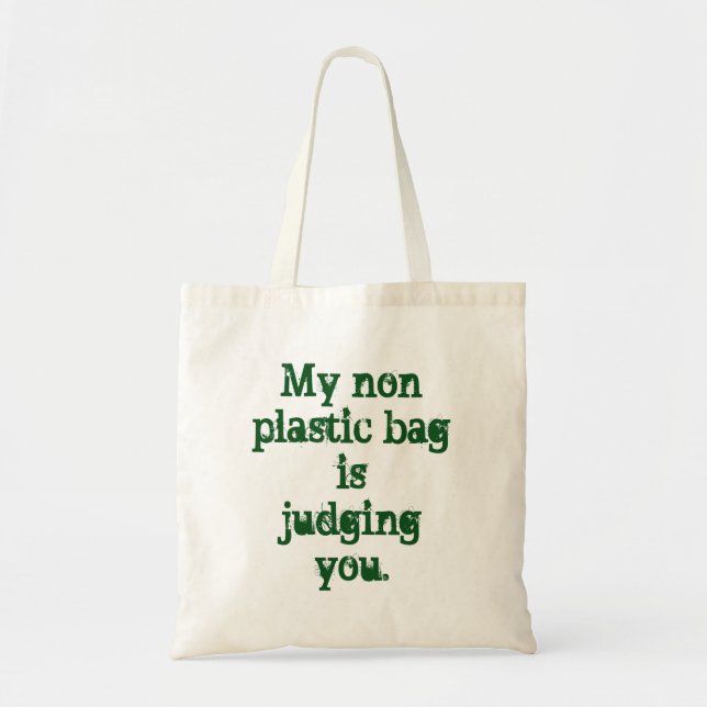 Bolso de ultramarinos divertido del ecologista Eco (Frente)
