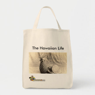 Bolso de ultramarinos hawaiano de la vida