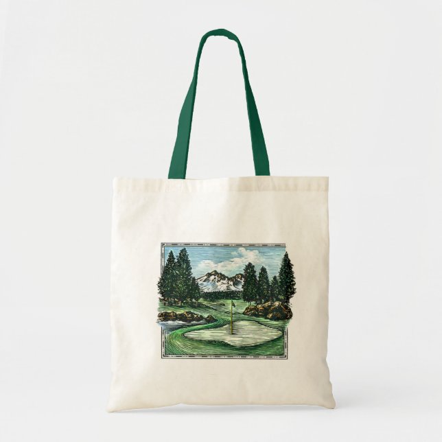 Bolso de ultramarinos reutilizable del campo de (Frente)