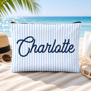 Bolso de viaje azul pastel personalizado Brisa del