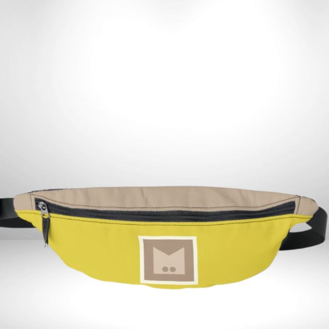 Bolso de viaje beige amarillo blanco cintura vient (Subido por el creador)